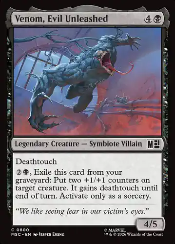 Venom, Evil Unleashed - msc Spoiler