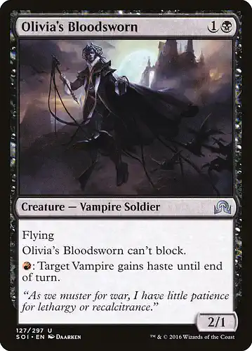 Olivia's Bloodsworn - soi Spoiler
