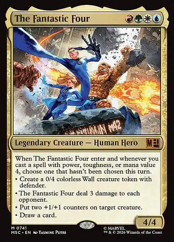 The Fantastic Four - msc Spoiler