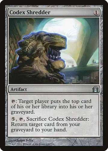 Codex Shredder - rtr Spoiler