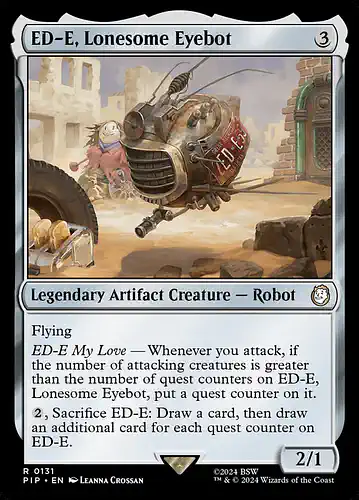 ED-E, Lonesome Eyebot - pip Spoiler