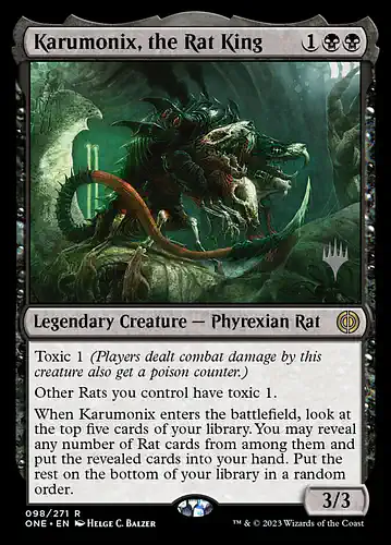 Karumonix, the Rat King - one Spoiler