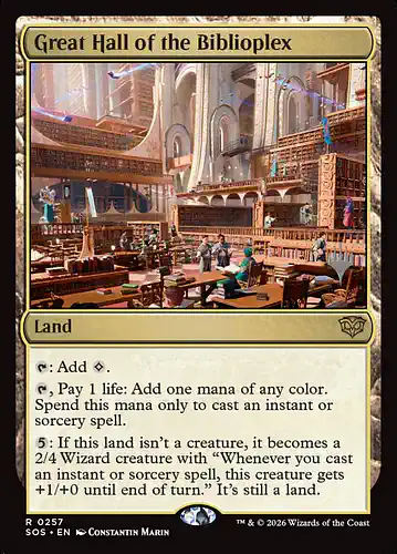 Great Hall of the Biblioplex - sos Spoiler