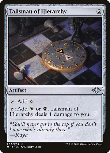 Talisman of Hierarchy - mh1 Spoiler