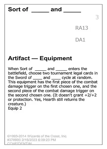 Sort of _____ and _____ - unk Spoiler