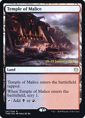 Temple of Malice - thb Spoiler