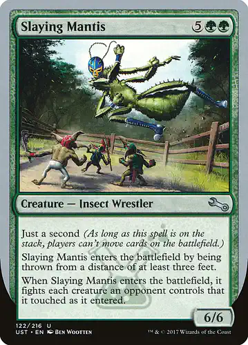 Slaying Mantis - ust Spoiler