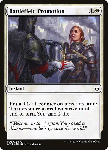 Battlefield Promotion - war Spoiler
