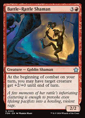 Battle-Rattle Shaman - fdn Spoiler