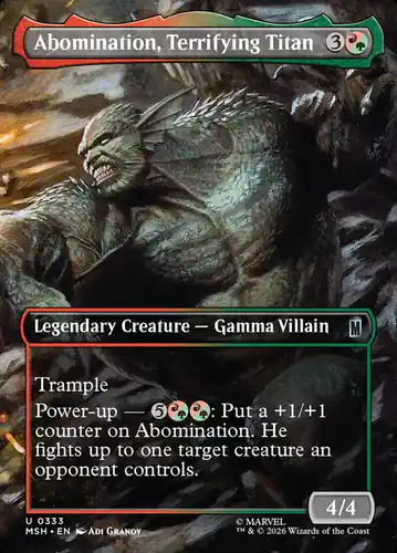 Abomination, Terrifying Titan - msh Spoiler