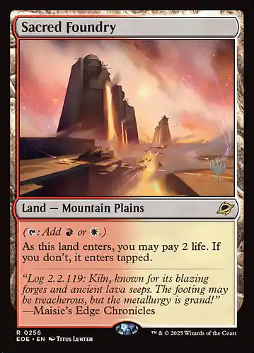 Sacred Foundry - eoe Spoiler