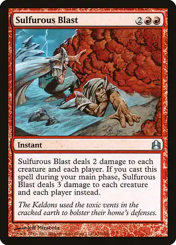 Sulfurous Blast - cmd Spoiler