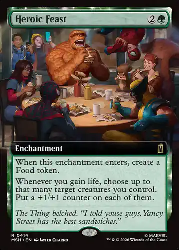 Heroic Feast - msh Spoiler