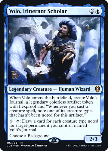 Volo, Itinerant Scholar - clb Spoiler
