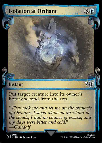 Isolation at Orthanc - ltr Spoiler