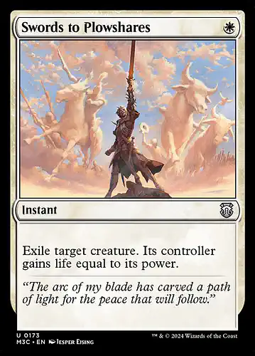 Swords to Plowshares - m3c Spoiler