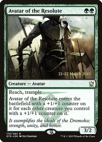 Avatar of the Resolute - dtk Spoiler