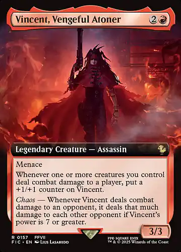Vincent, Vengeful Atoner - fic Spoiler
