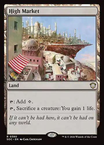 High Market - soc Spoiler