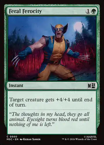 Feral Ferocity - msc Spoiler
