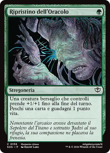 Oracle's Restoration - sos Spoiler