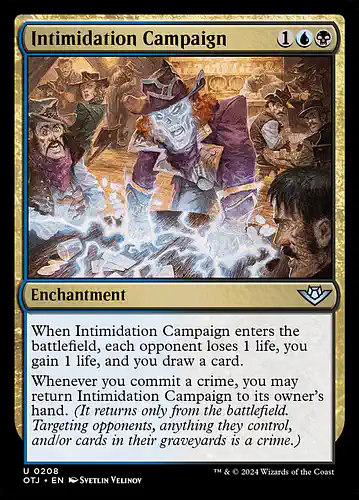 Intimidation Campaign - otj Spoiler