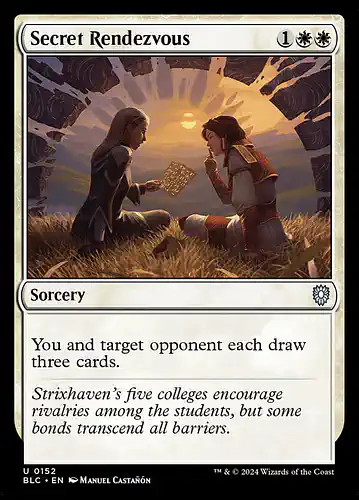 Secret Rendezvous - blc Spoiler