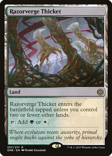 Razorverge Thicket - one Spoiler