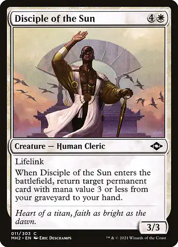 Disciple of the Sun - mh2 Spoiler