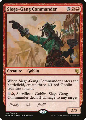 Siege-Gang Commander - dom Spoiler