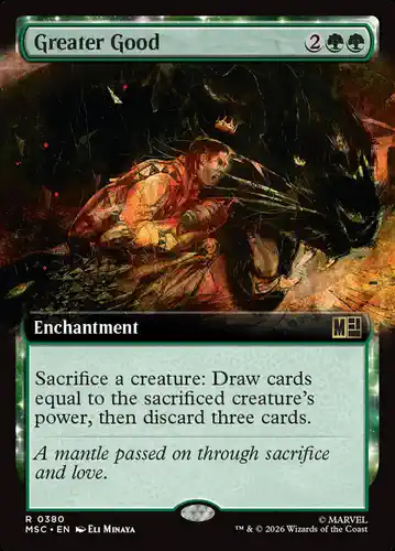 Greater Good - msc Spoiler
