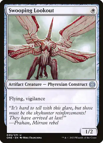 Swooping Lookout - one Spoiler