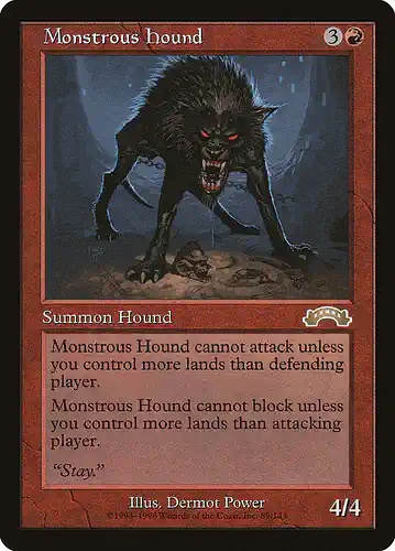 Monstrous Hound - exo Spoiler
