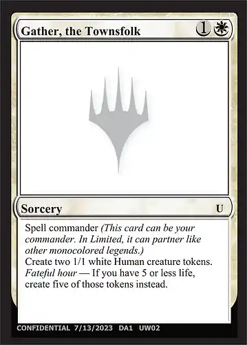 Gather, the Townsfolk - unk Spoiler