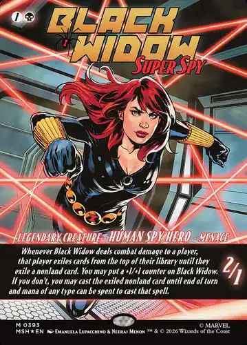 Black Widow, Super Spy - msh Spoiler