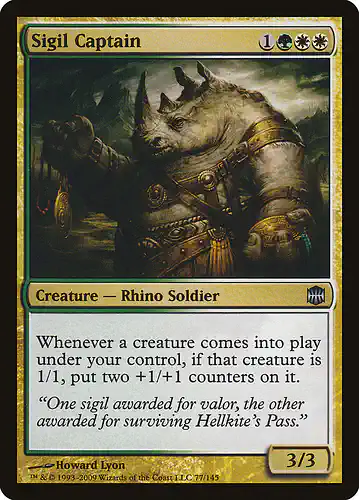 Sigil Captain - arb Spoiler