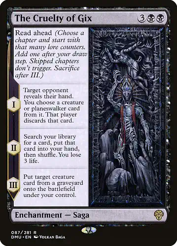 The Cruelty of Gix - dmu Spoiler