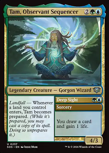 Tam, Observant Sequencer - sos Spoiler