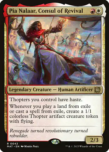 Pia Nalaar, Consul of Revival - mat Spoiler