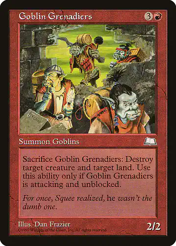 Goblin Grenadiers - wth Spoiler