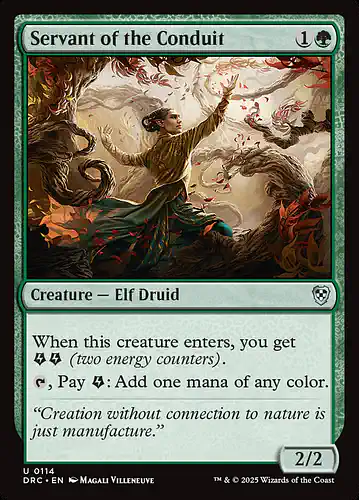 Servant of the Conduit - drc Spoiler