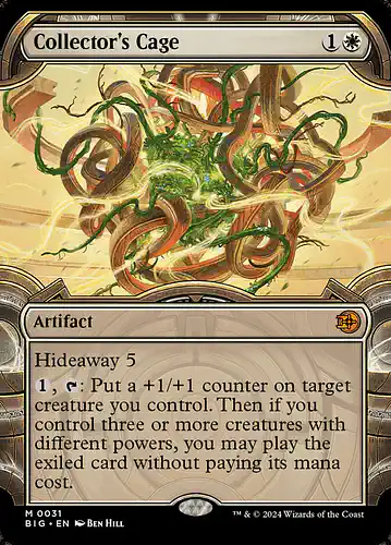 Collector's Cage - big Spoiler