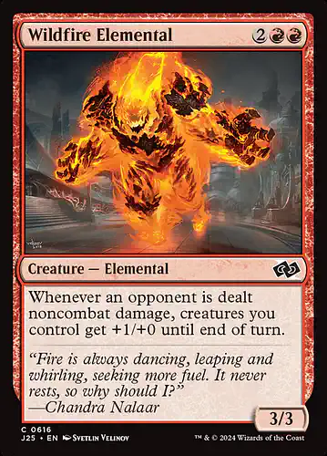 Wildfire Elemental - j25 Spoiler