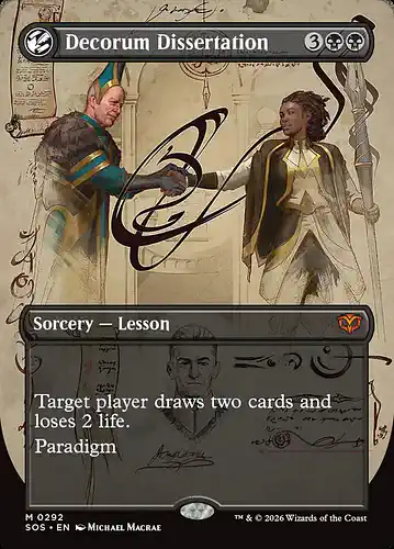 Decorum Dissertation - sos Spoiler