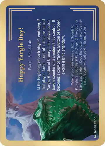 Happy Yargle Day! - sld Spoiler