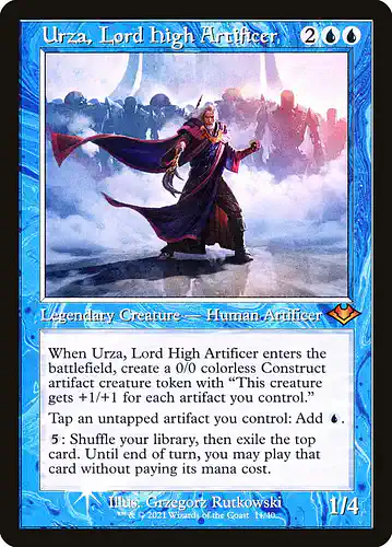 Urza, Lord High Artificer - h1r Spoiler
