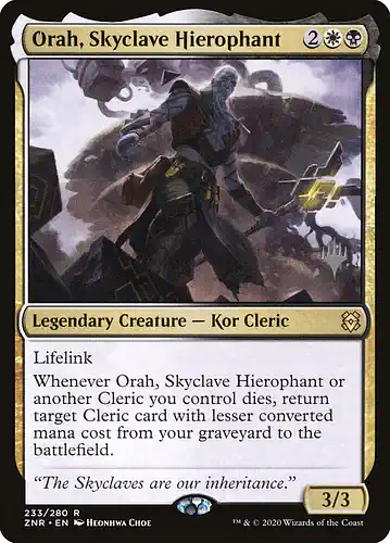 Orah, Skyclave Hierophant - znr Spoiler