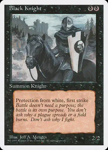 Black Knight - 4ed Spoiler