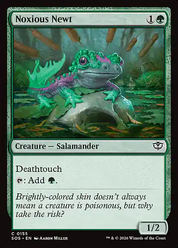 Noxious Newt - sos Spoiler