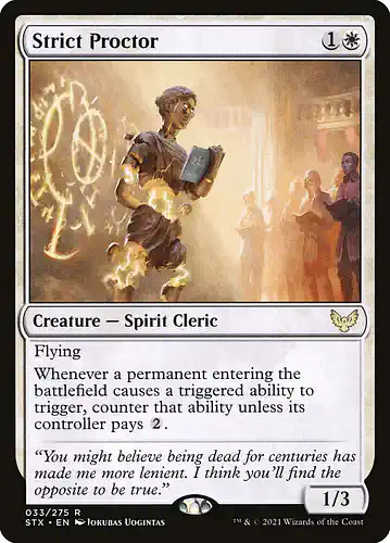 Strict Proctor - stx Spoiler